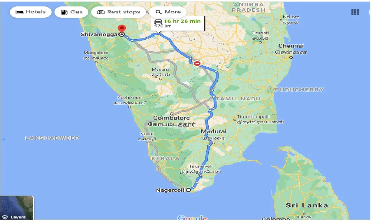 nagercoil-to-shivamogga-taxi