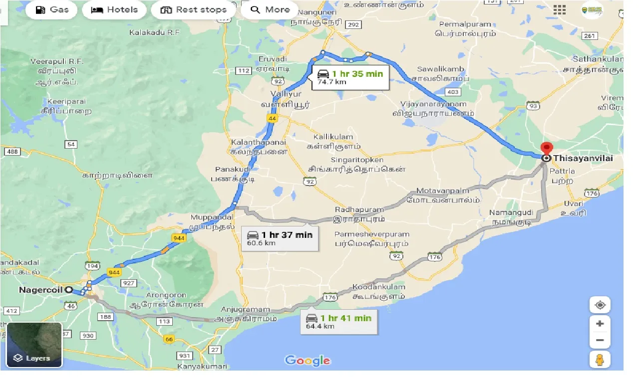 nagercoil-to-thisayanvilai-one-way