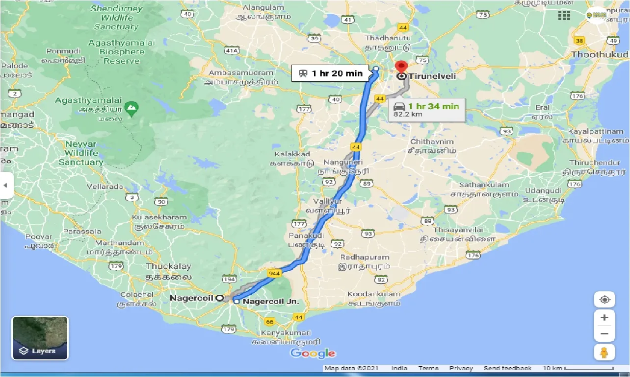 nagercoil-to-tirunelveli-outstation