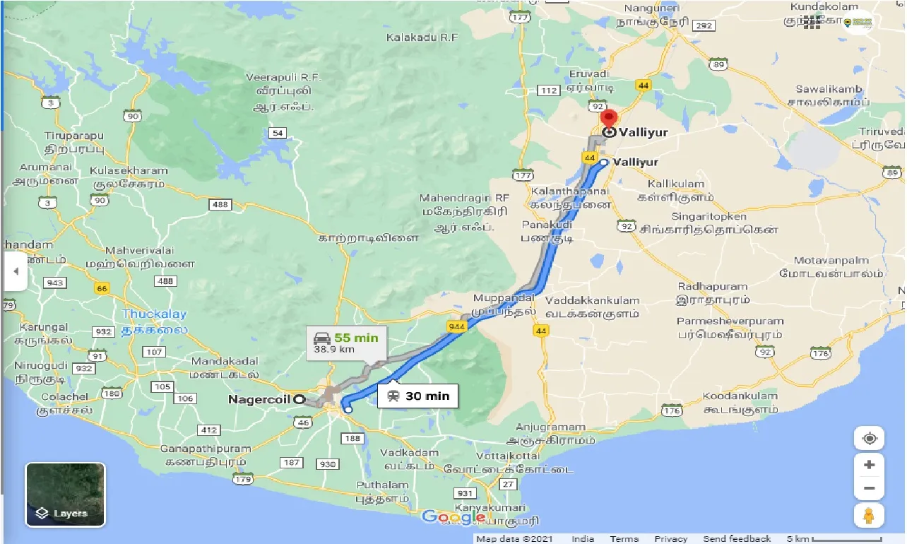 nagercoil-to-valliyur-one-way