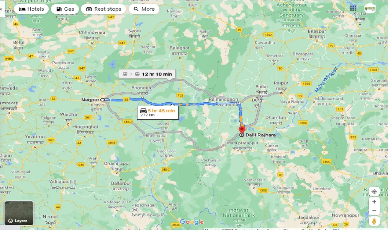 nagpur-to-dalli-rajhara-round-trip