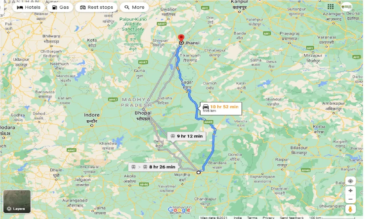 nagpur-to-jhansi-round-trip