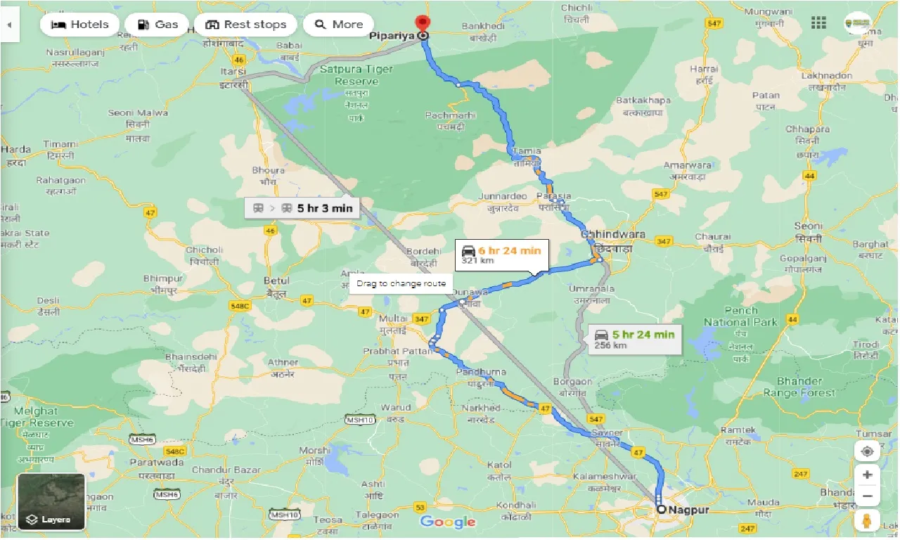 nagpur-to-pipariya-one-way