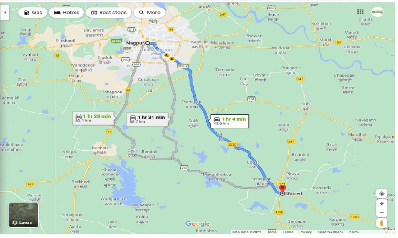 nagpur-to-umred-one-way