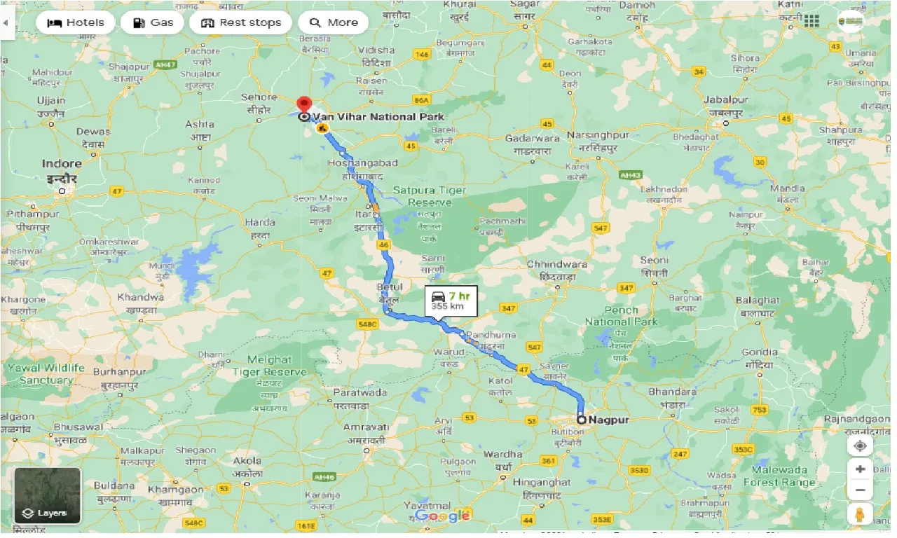 nagpur-to-van-vihar-national-park-round-trip