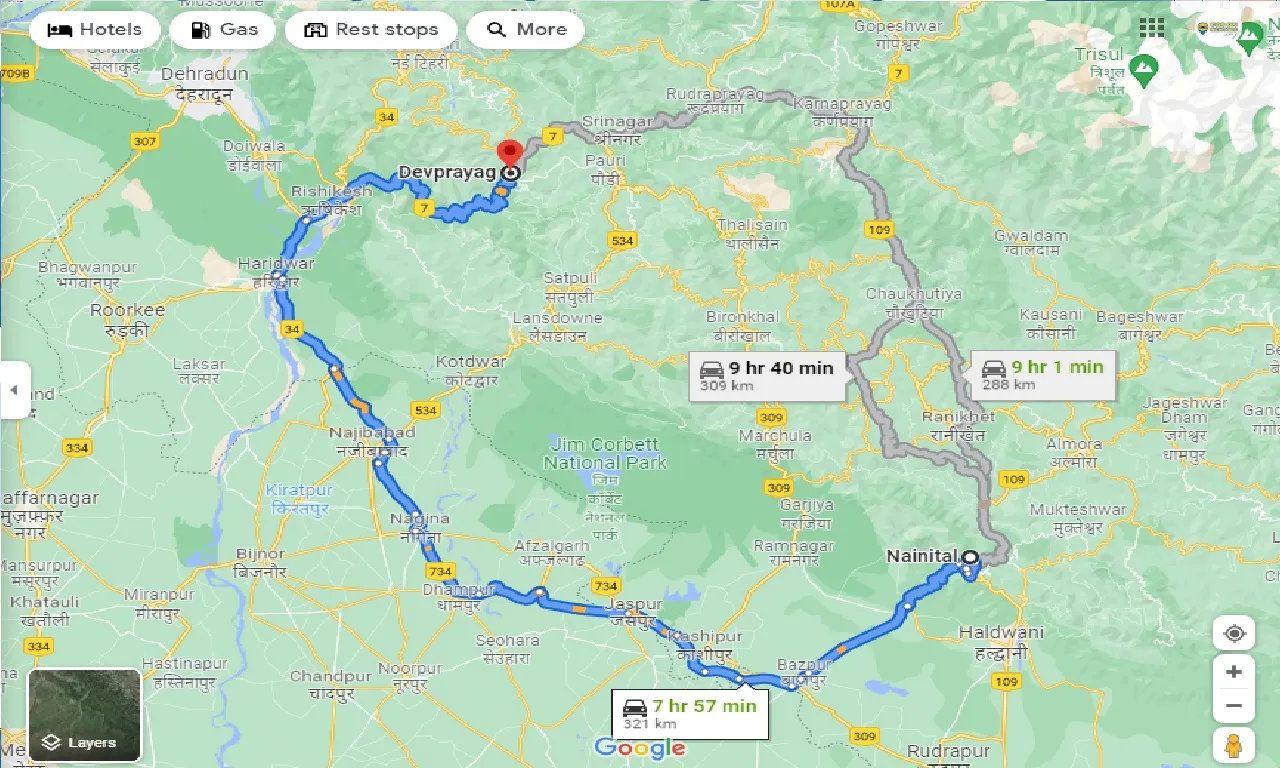 nainital-to-devprayag-taxi