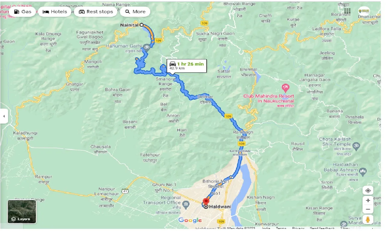 nainital-to-haldwani-round-trip