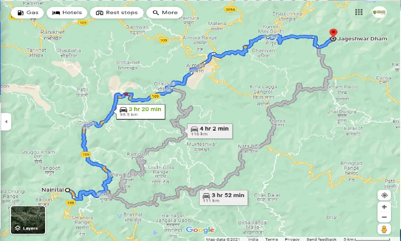 nainital-to-jageshwar-one-way