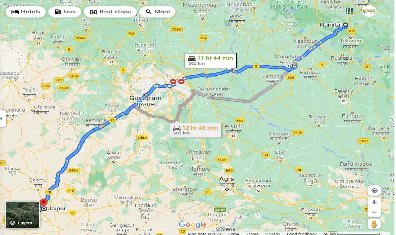 nainital-to-jaipur-taxi