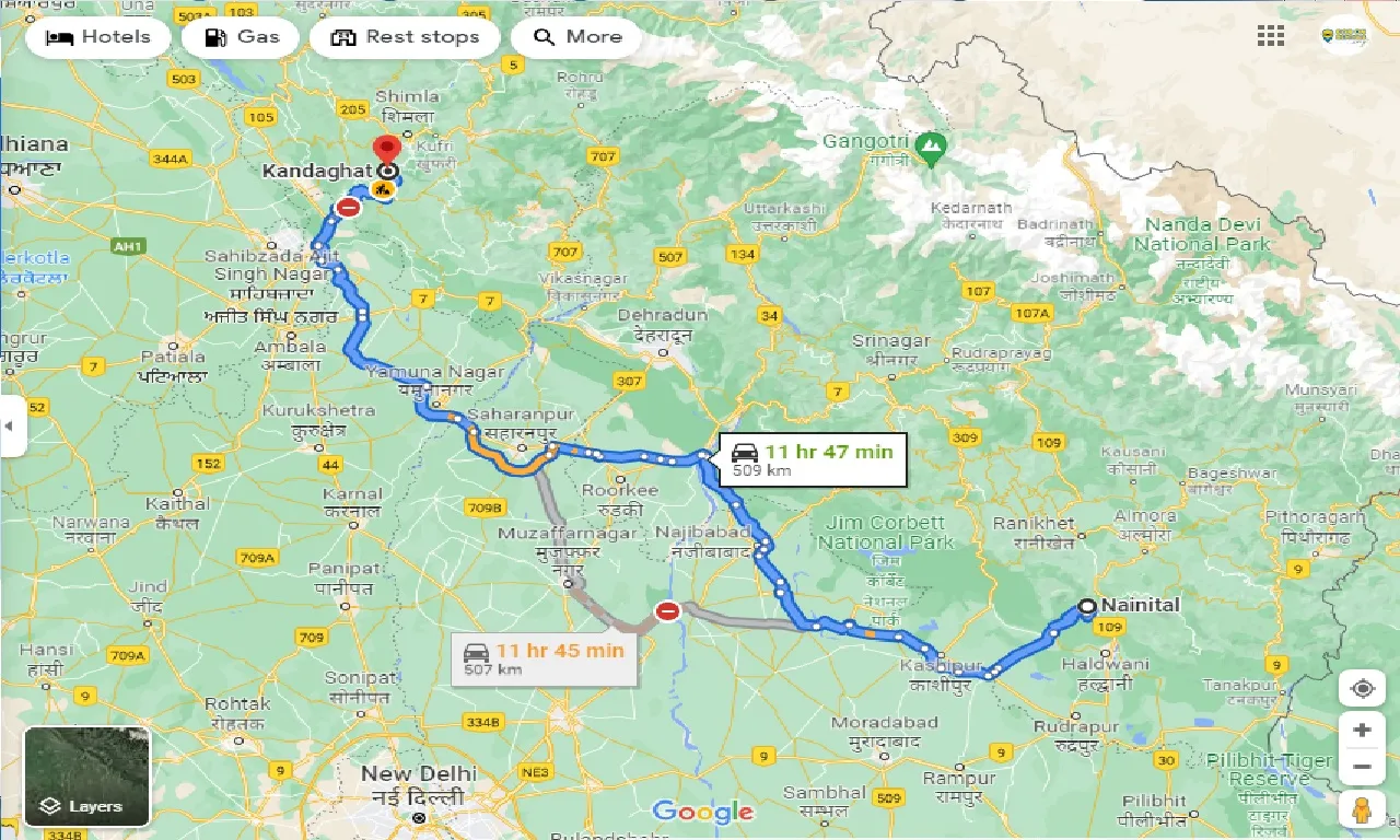 nainital-to-kandaghat-taxi