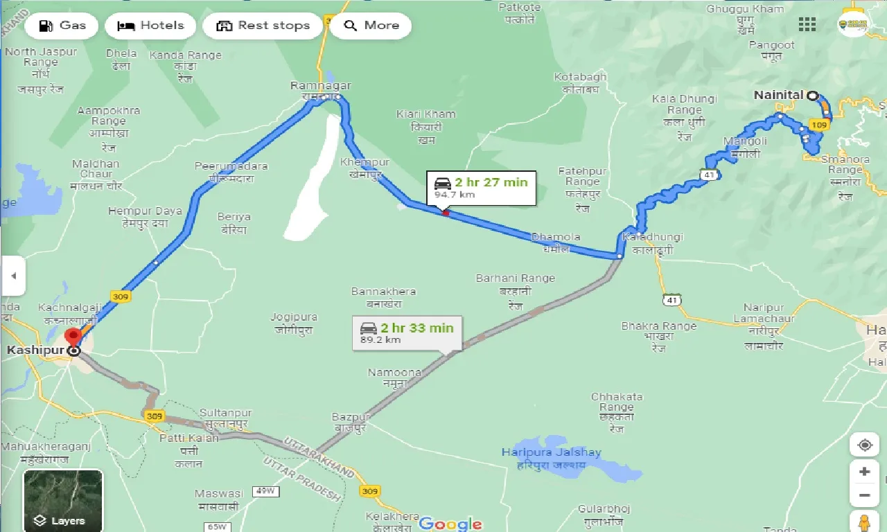 nainital-to-kashipur-taxi