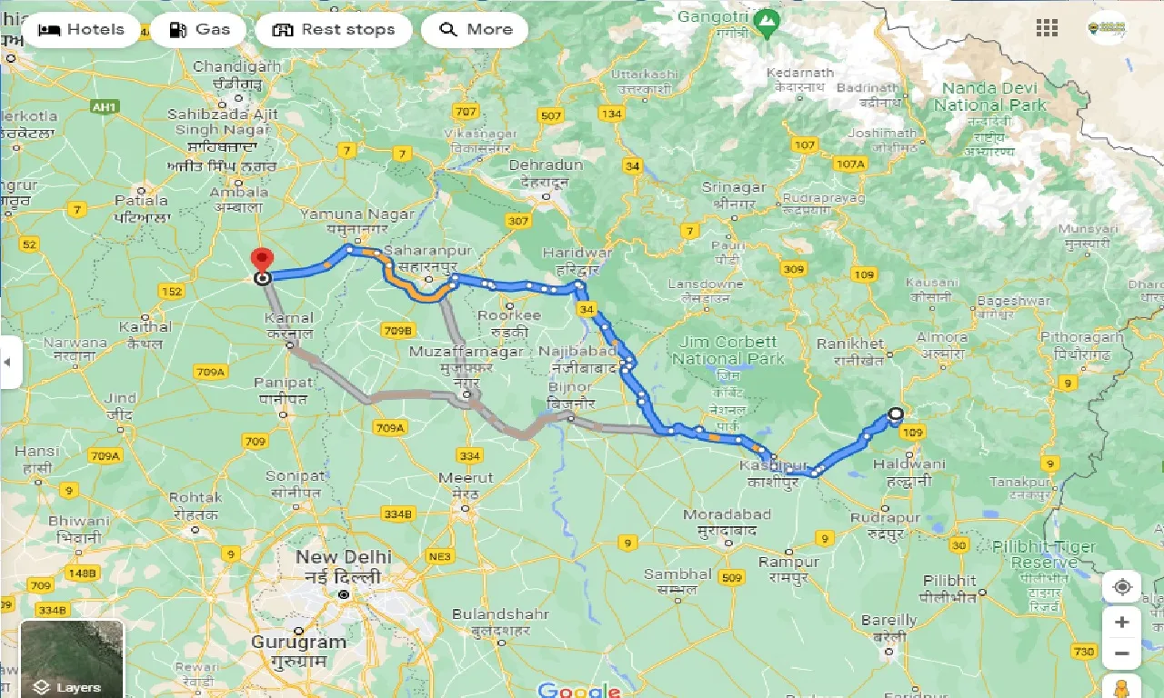 nainital-to-kurukshetra-one-way