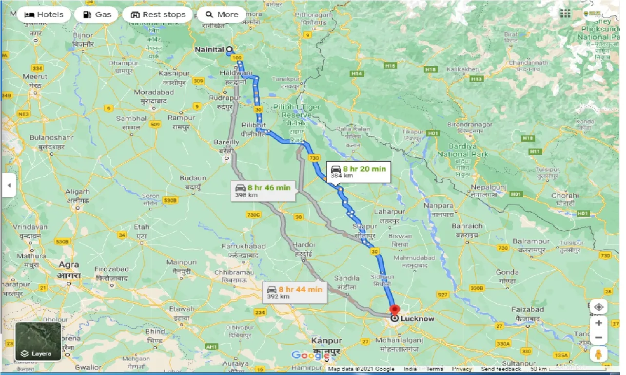 nainital-to-lucknow-round-trip