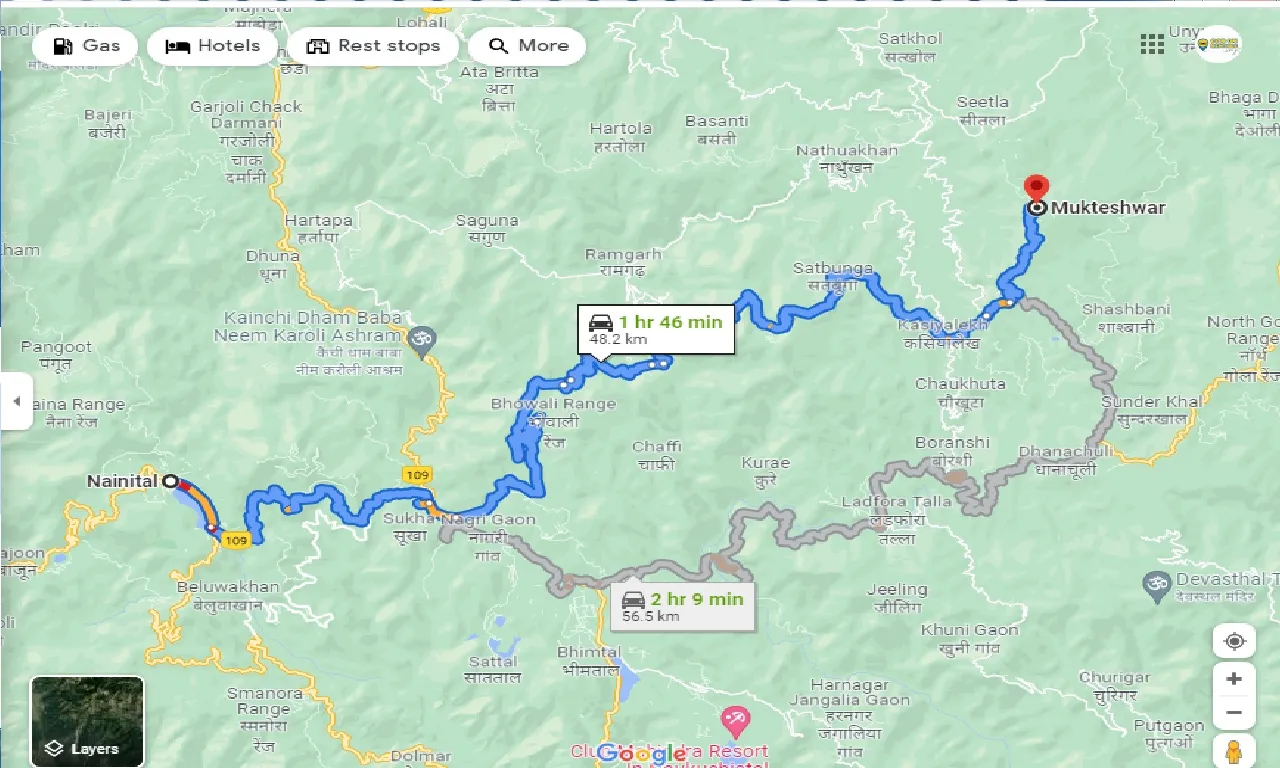 nainital-to-mukteshwar-one-way