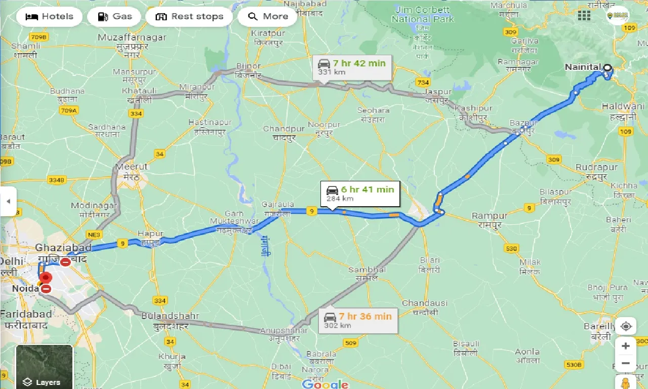 nainital-to-noida-one-way