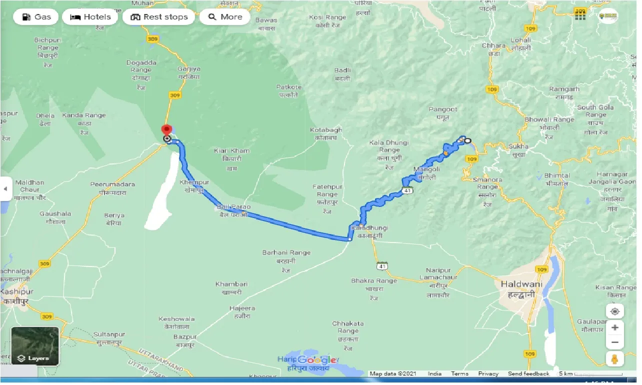 nainital-to-ramnagar-round-trip