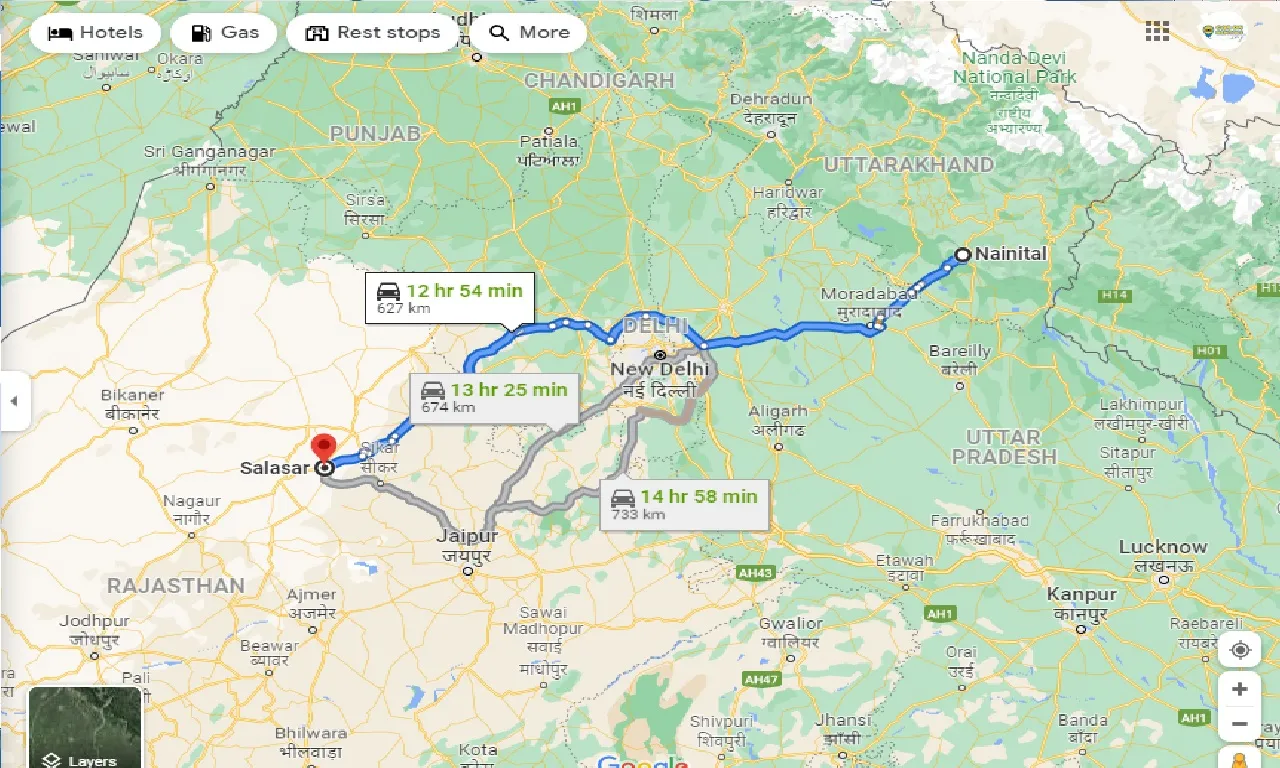 nainital-to-salasar-one-way