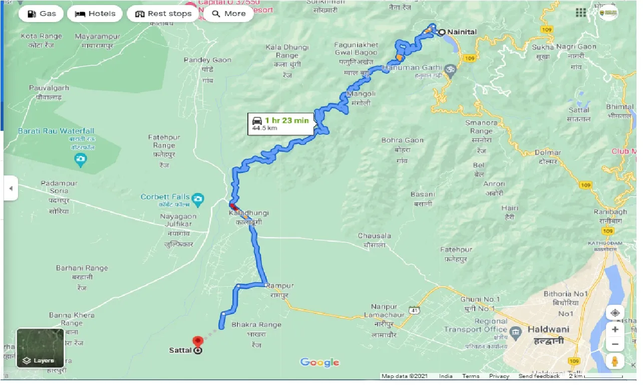 nainital-to-sattal-one-way