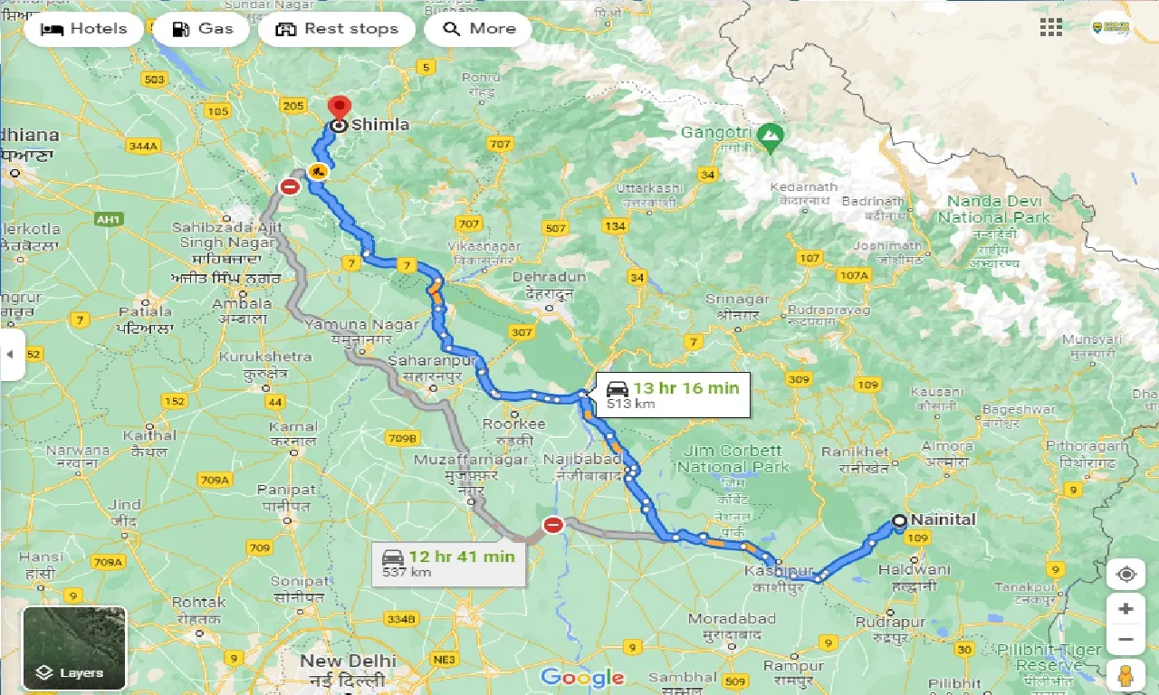 nainital-to-shimla-one-way