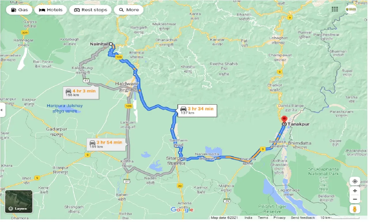 nainital-to-tanakpur-round-trip