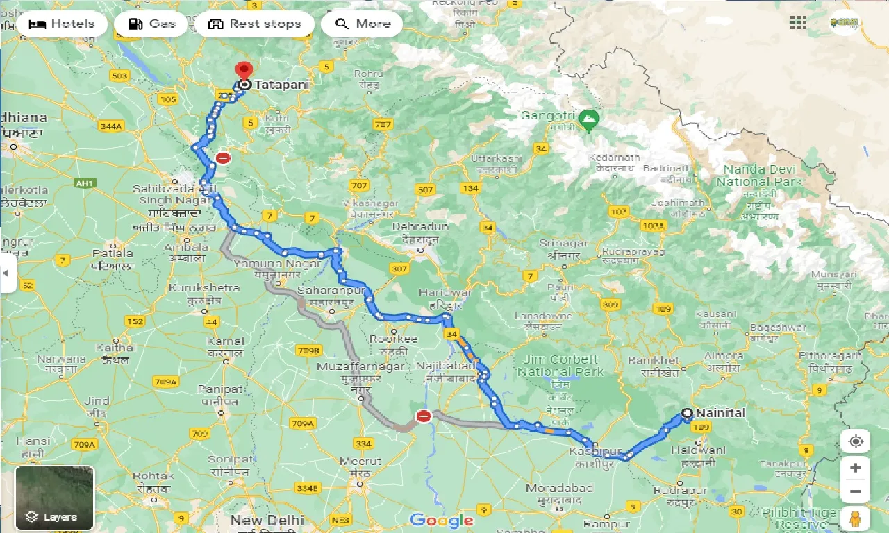 nainital-to-tattapani-one-way