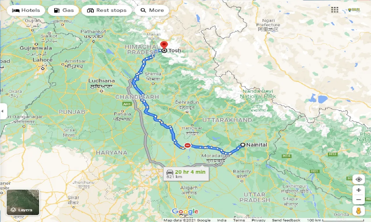 nainital-to-tosh-taxi