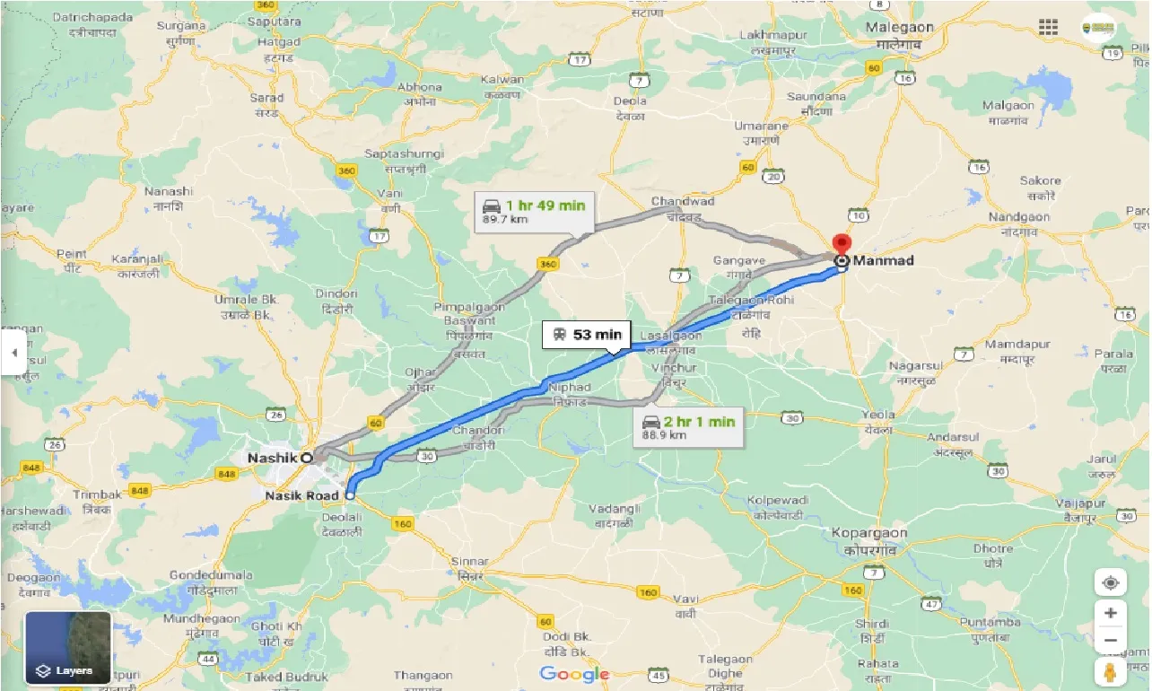 nashik-to-manmad-round-trip