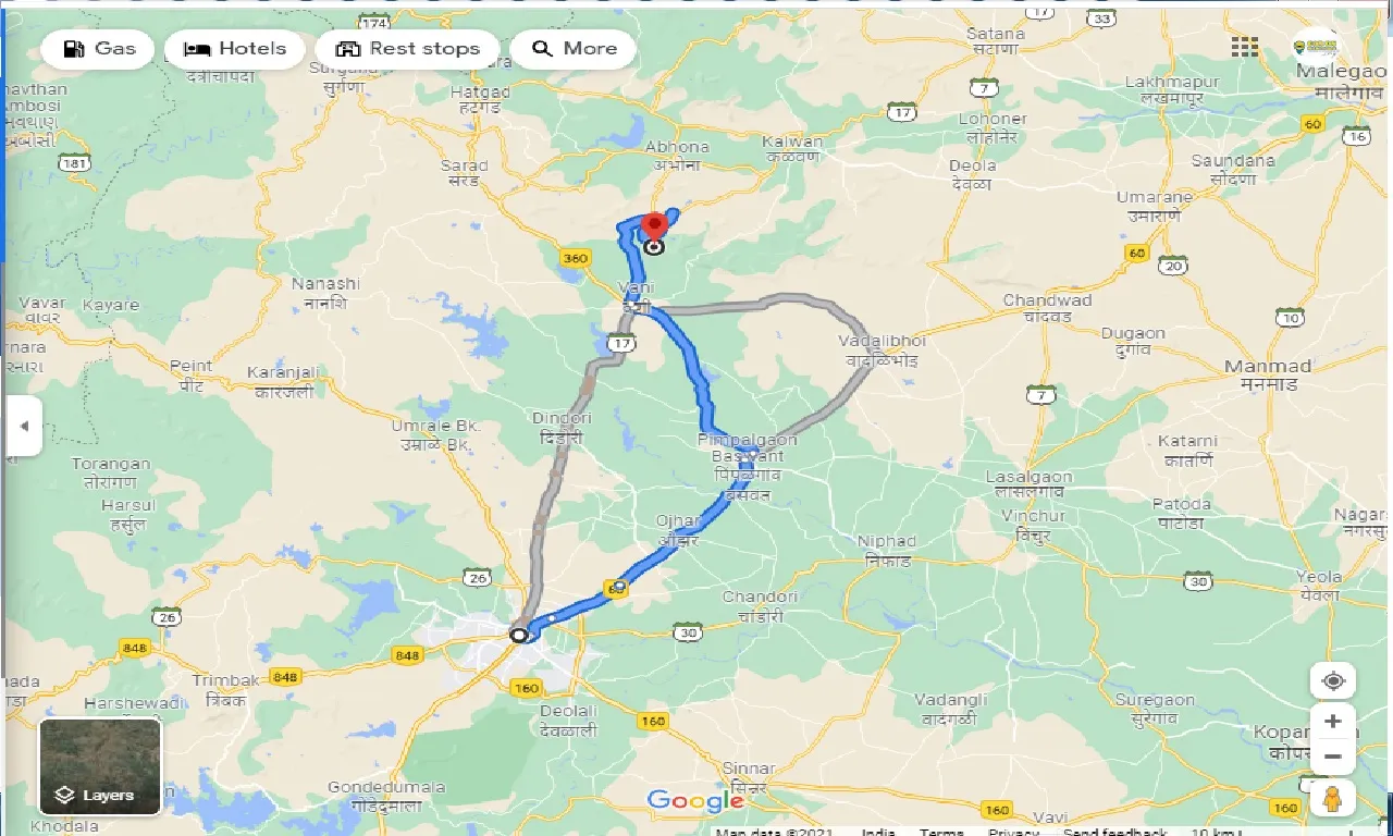 nashik-to-saptashrungi-one-way