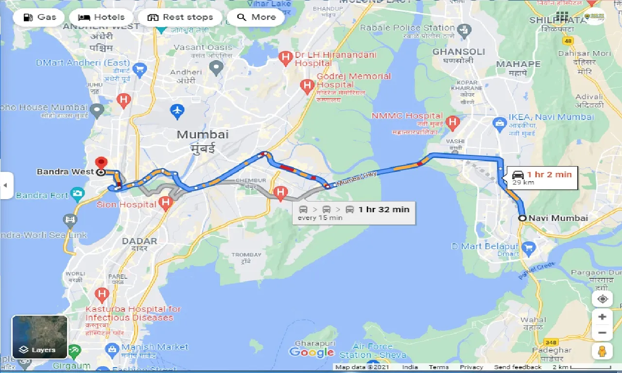 navi-mumbai-to-bandra-round-trip