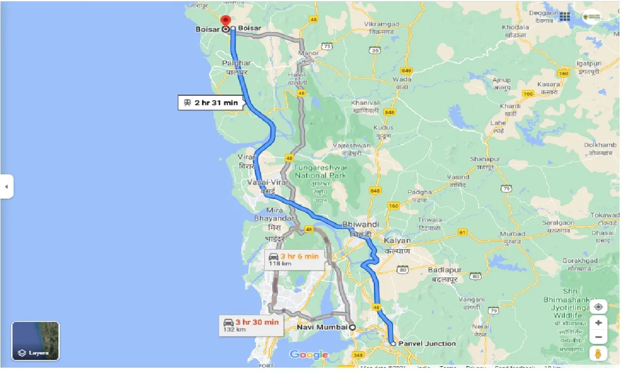 navi-mumbai-to-boisar-one-way