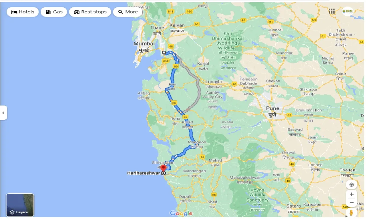 navi-mumbai-to-harihareshwar-one-way