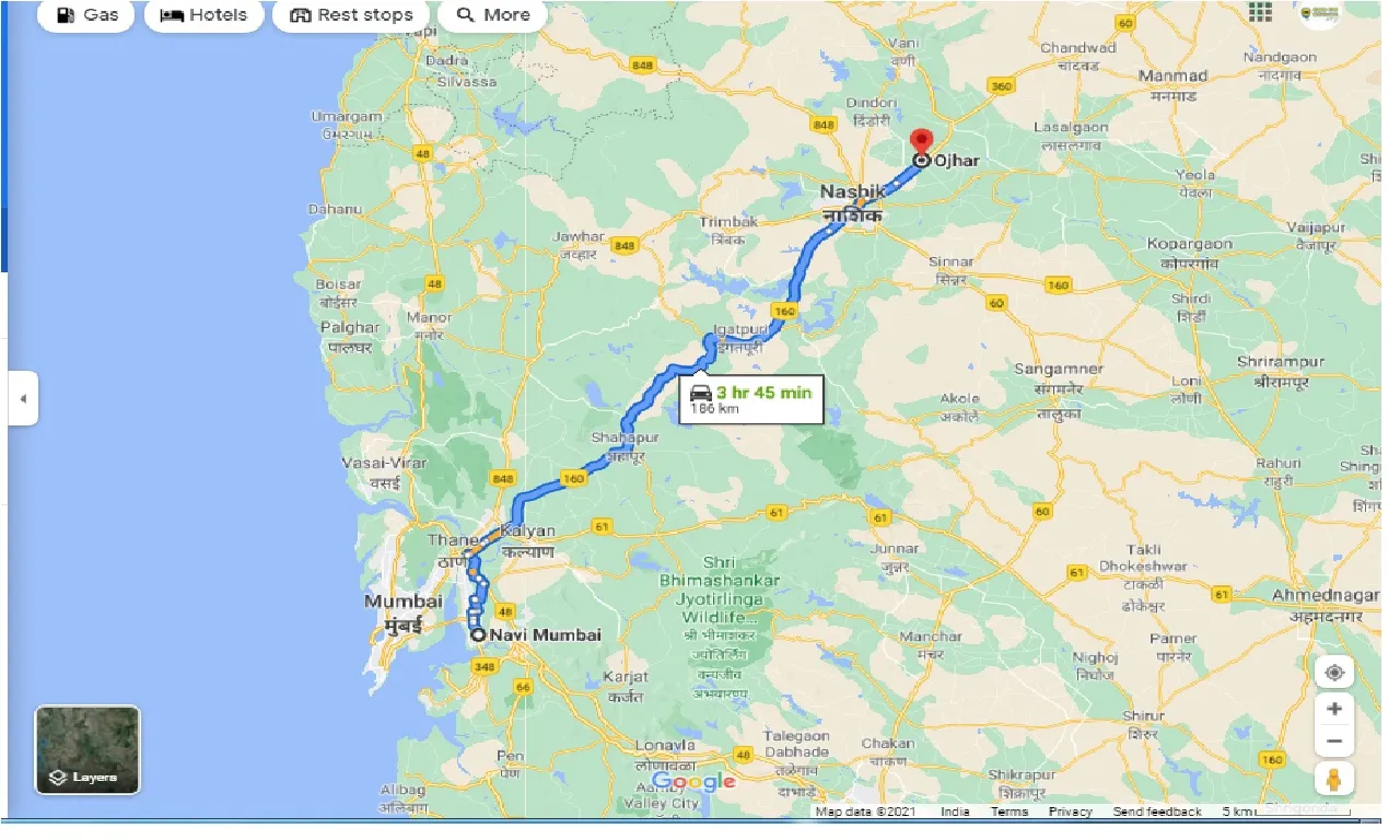 navi-mumbai-to-ojhar-one-way