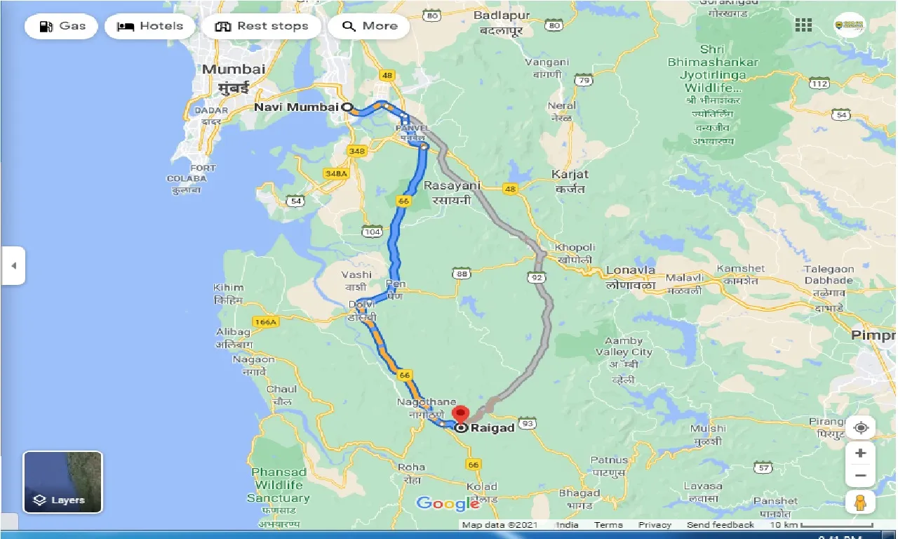 navi-mumbai-to-raigad-one-way