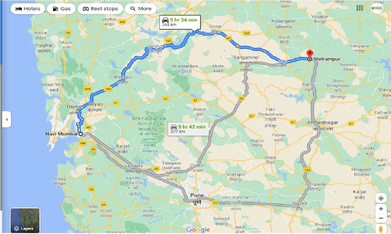 navi-mumbai-to-shrirampur-one-way