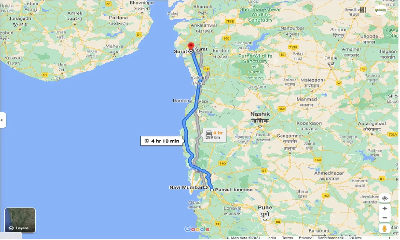 navi-mumbai-to-surat-one-way