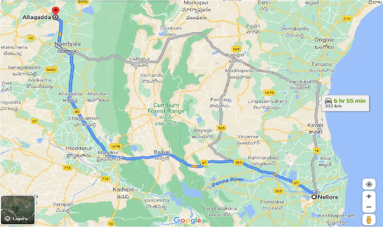 nellore-to-allagadda-taxi