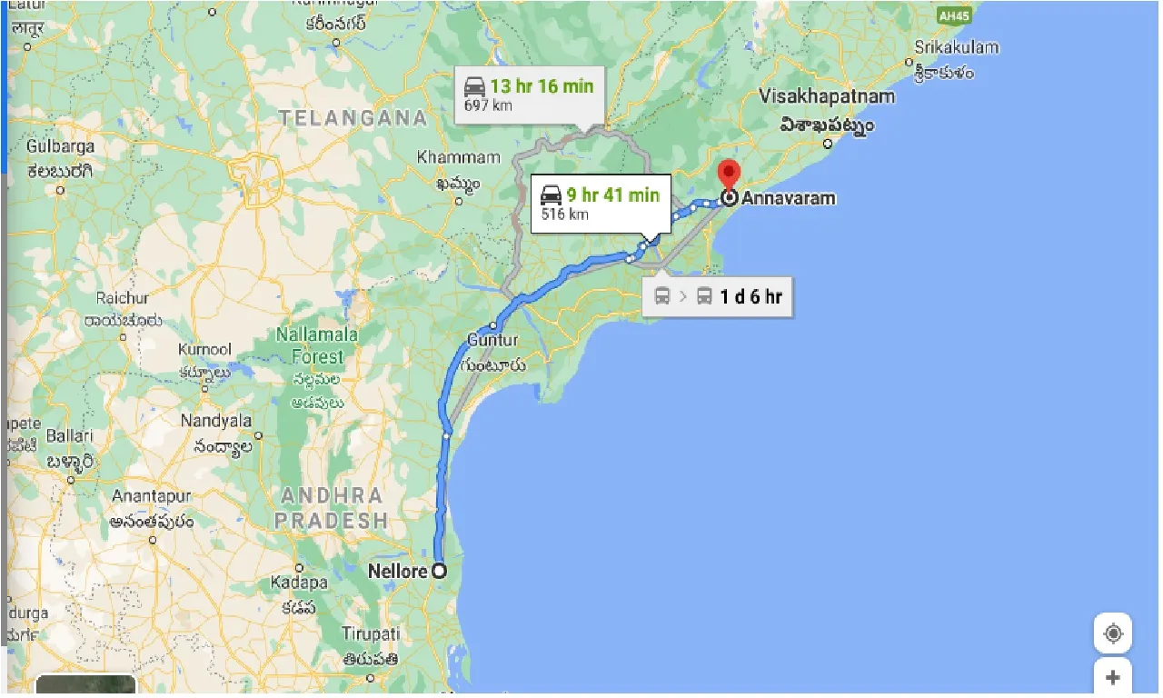 nellore-to-annavaram-taxi