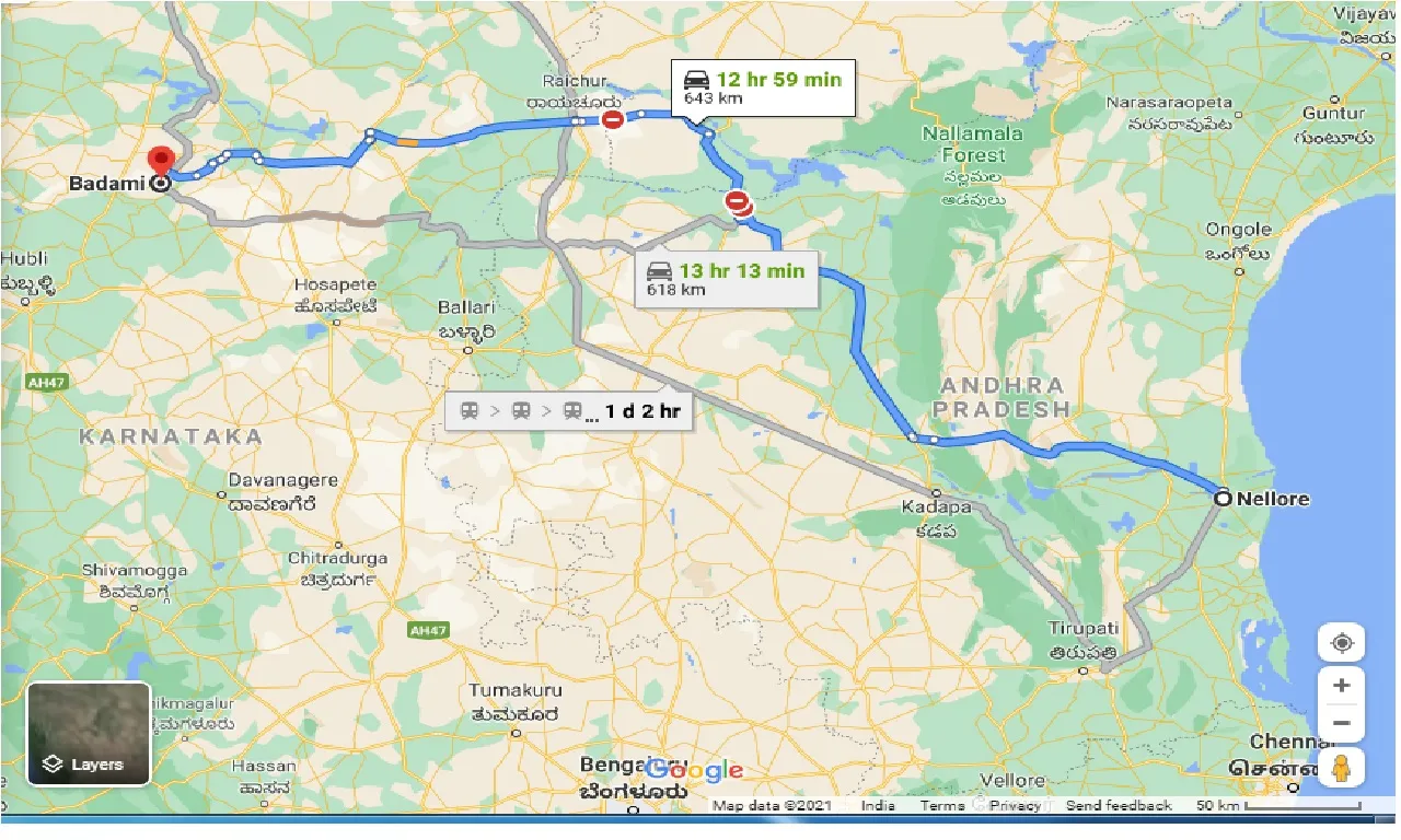 nellore-to-badami-one-way