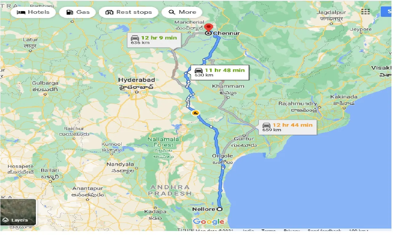 nellore-to-chennur-one-way
