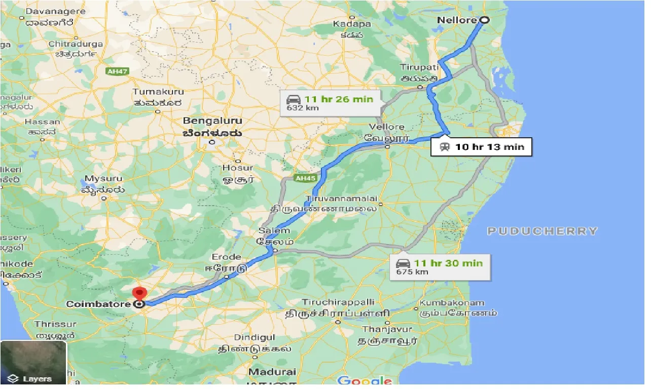 nellore-to-coimbatore-taxi