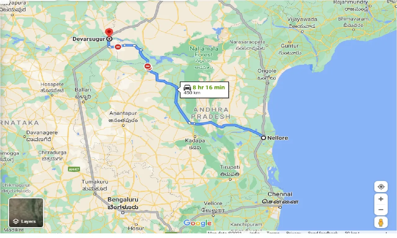 nellore-to-devarsugur-one-way