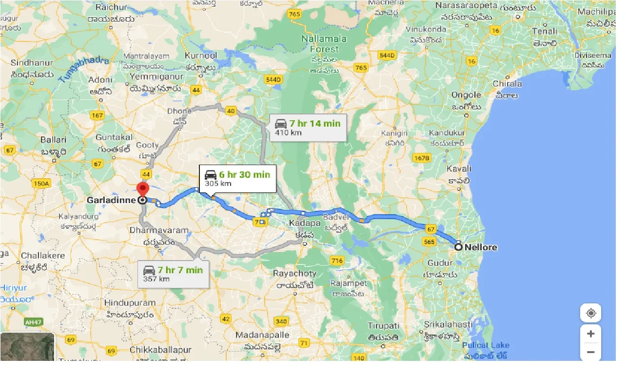 nellore-to-garladinne-one-way