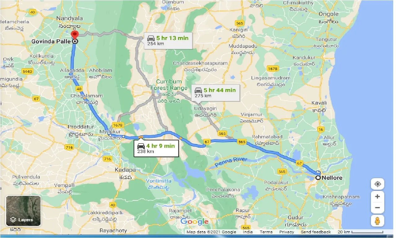 nellore-to-govinda-palle-one-way