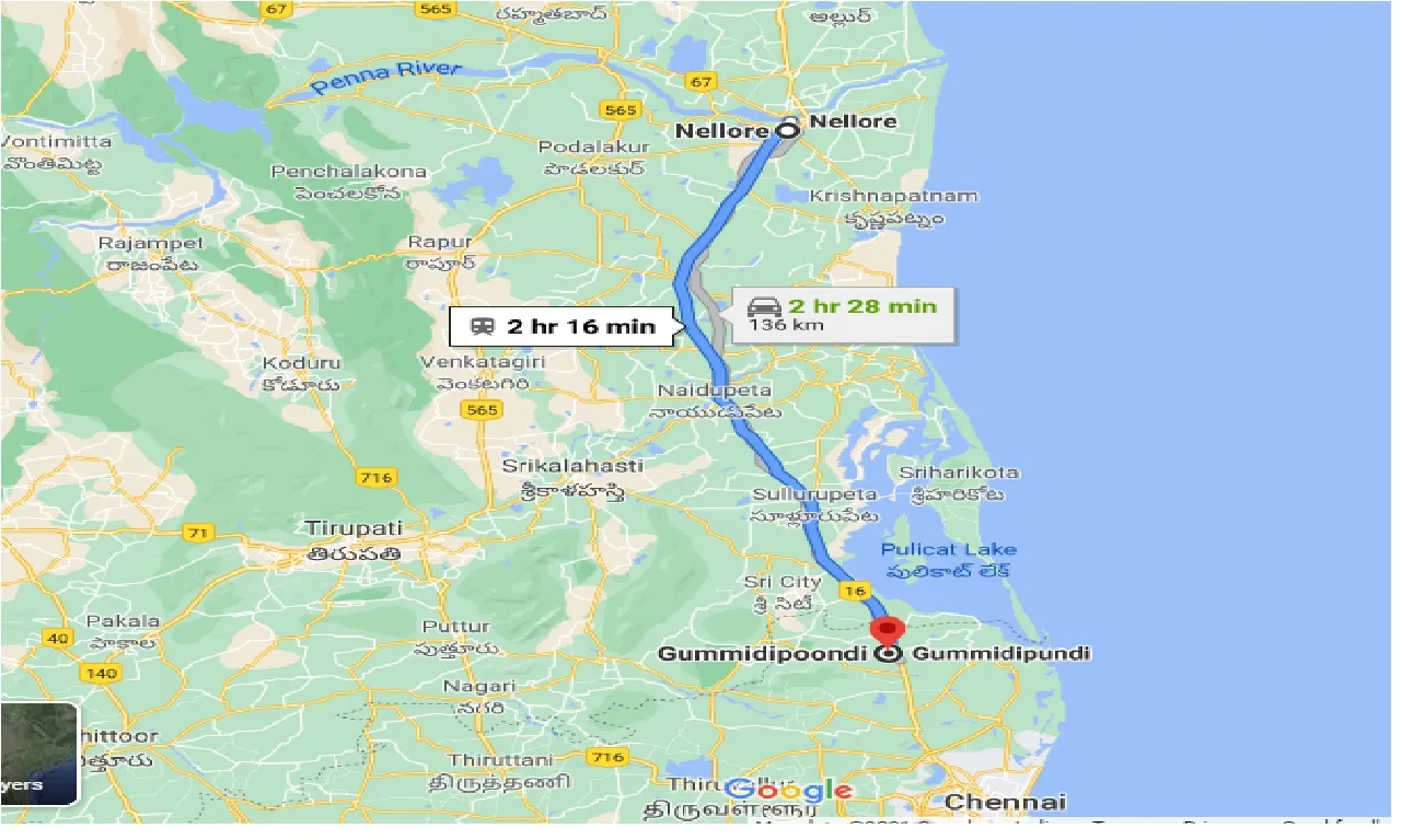 nellore-to-gummidipoondi-one-way