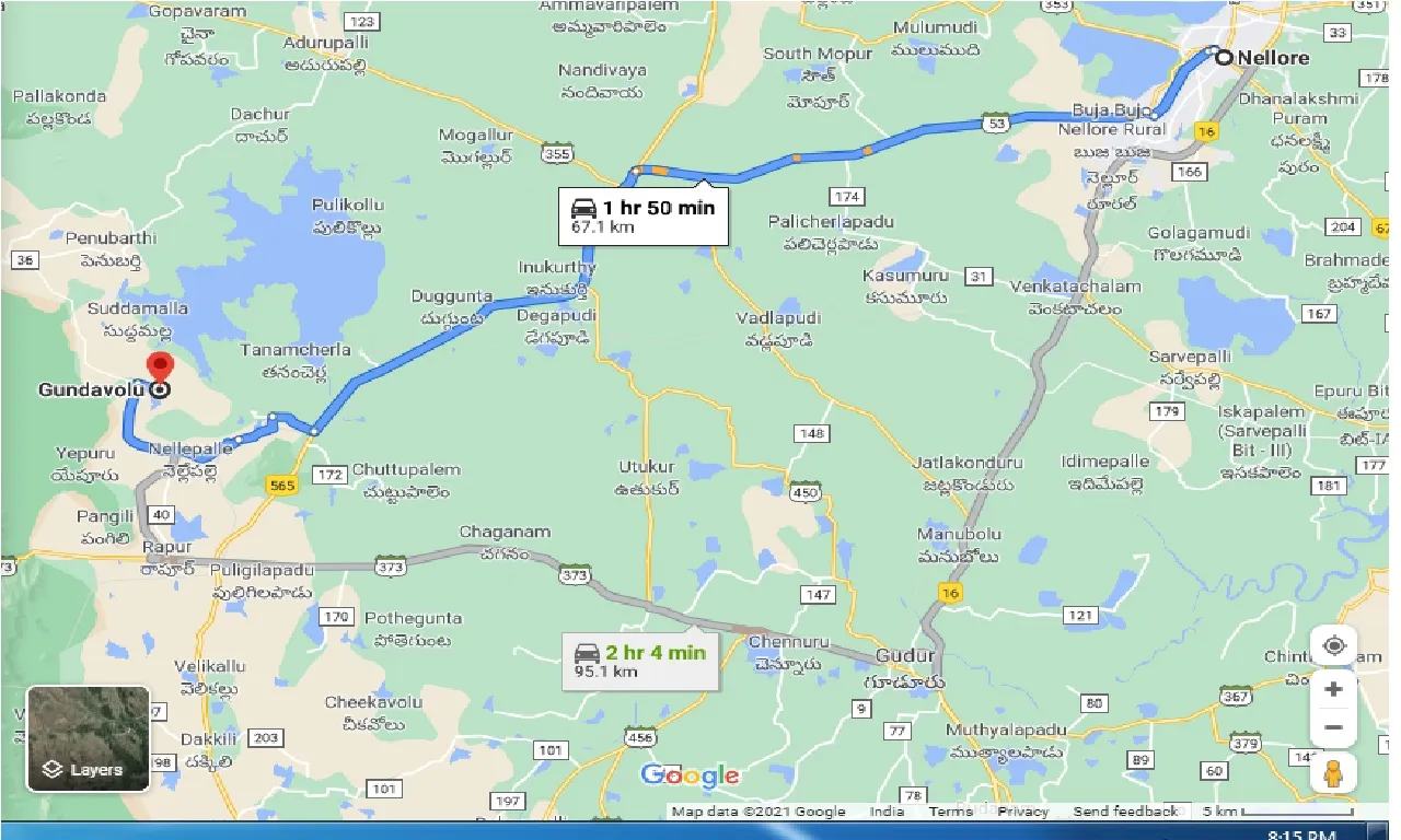 nellore-to-gundavolu-one-way
