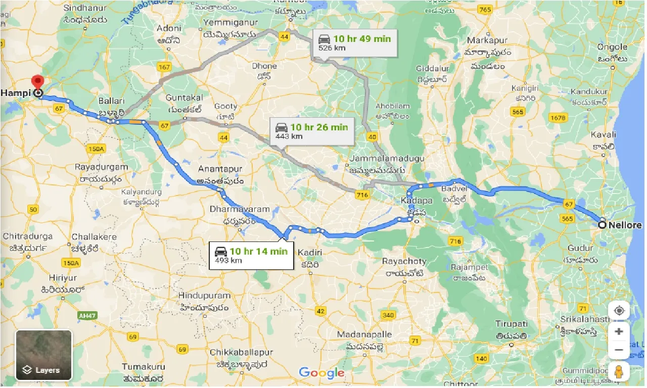 nellore-to-hampi-taxi