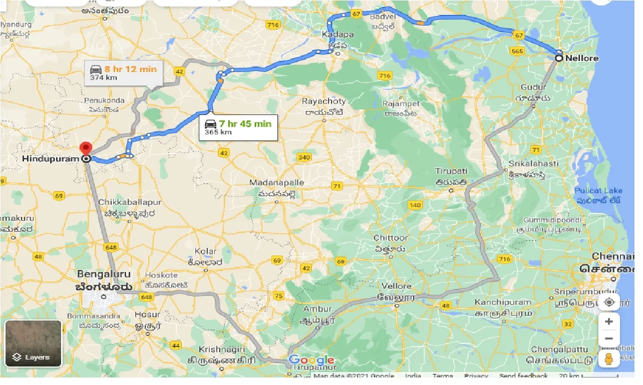nellore-to-hindupuram-one-way