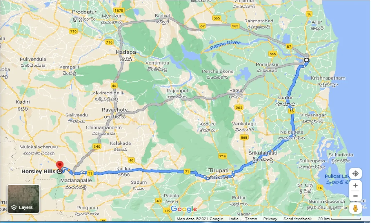 nellore-to-horsely-hils-taxi