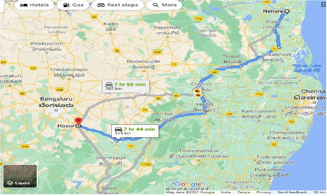 nellore-to-hosur-taxi