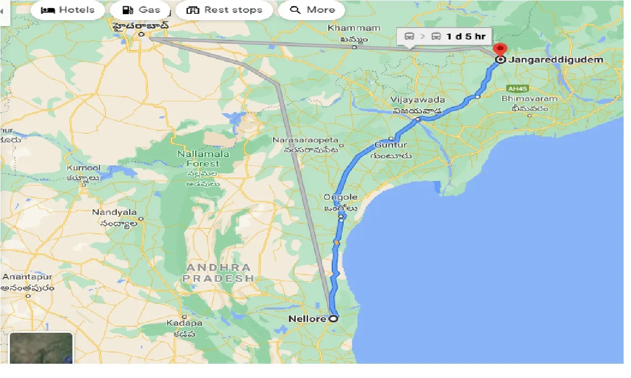 nellore-to-jangareddigudem-one-way